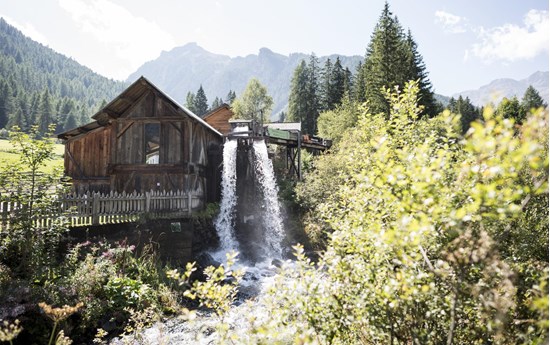 Das Besucherzentrum lahnersäge im Ultental