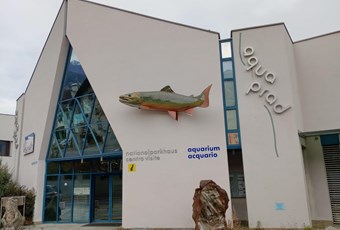 Das Besucherzentrum aquaprad im Nationalpark Stilfserjoch