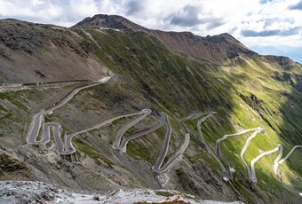 Die Passstraße im Nationalpark