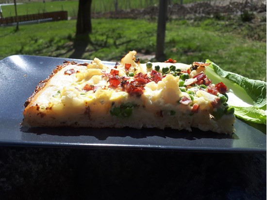 Torta di cavolfiori saporita