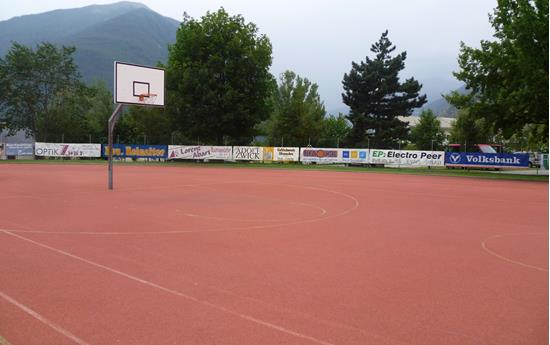 Basket nel centro di sport e salute Sportwell
