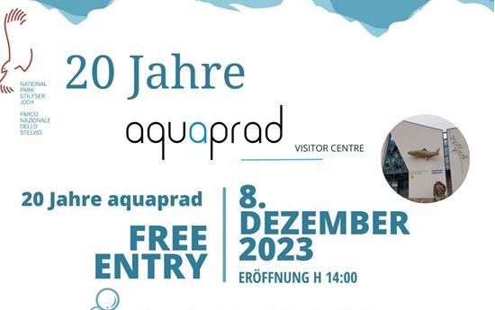 20th anniversary of the Aquaprad visitor centre