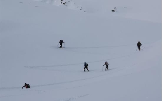 Skitour to the Cima Vertana